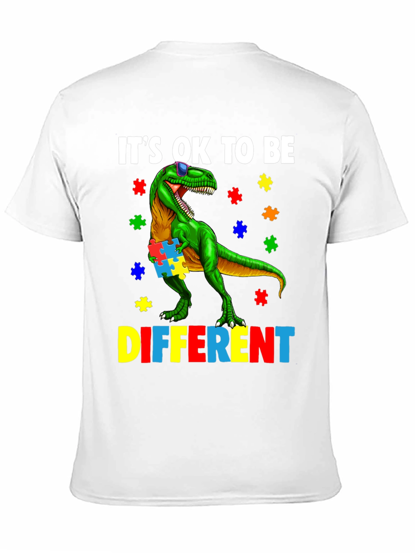 Autism Awareness Dinosaur T-Shirt