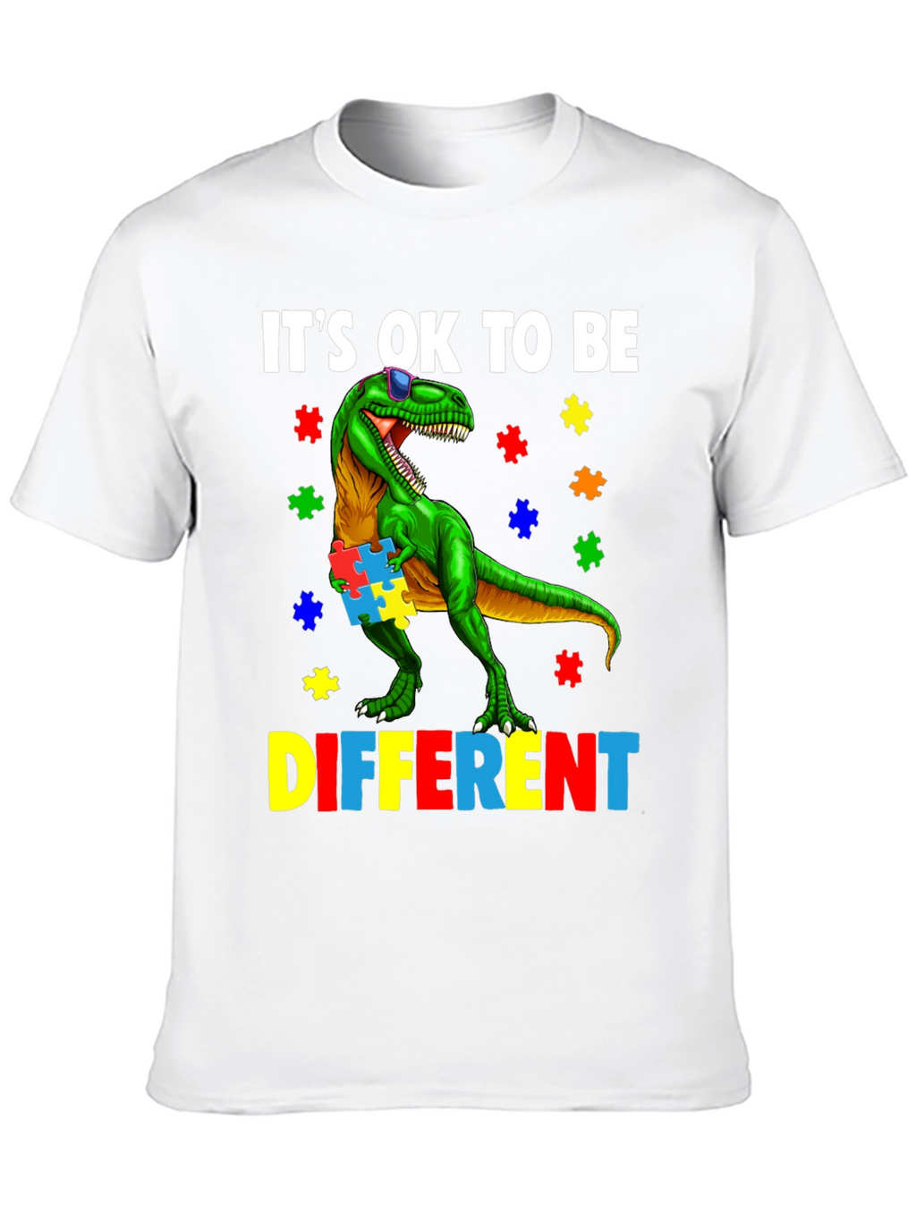 Autism Awareness Dinosaur T-Shirt