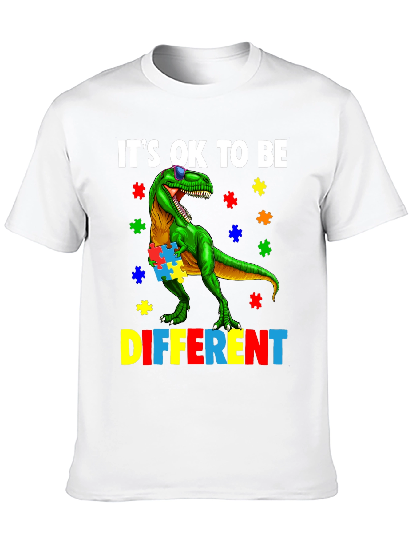 Autism Awareness Dinosaur T-Shirt