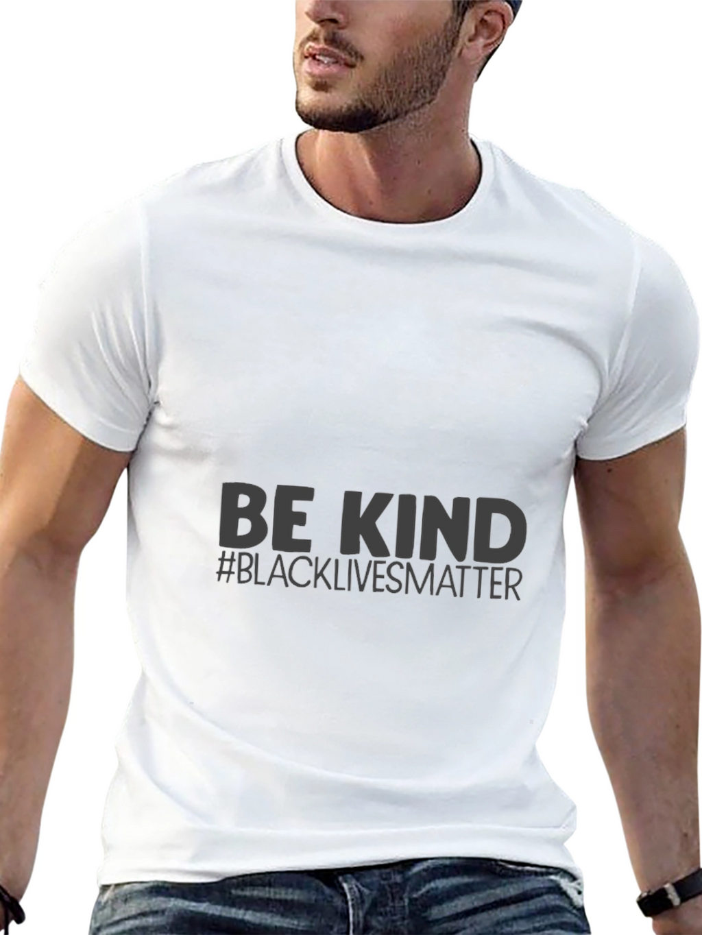 Be Kind Black Lives Matter Graphic Tee