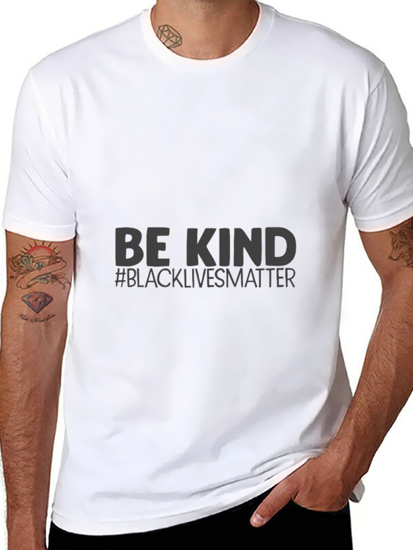 Be Kind Black Lives Matter Graphic Tee