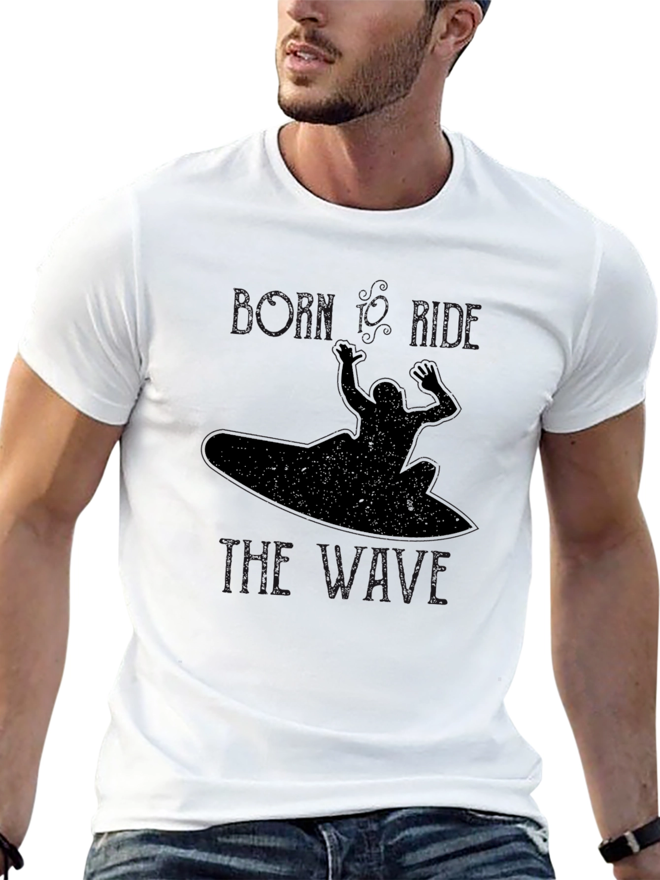 Black Jet Ski T-Shirt for Water Sports Enthusiasts