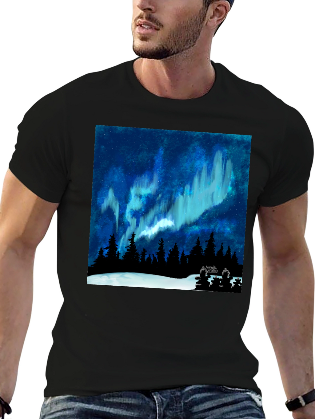 Aurora Borealis Graphic Tee