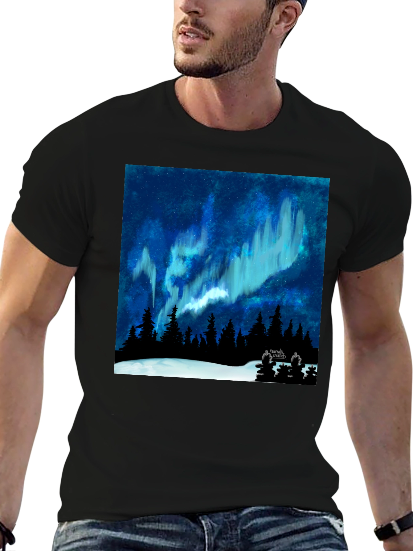 Aurora Borealis Graphic Tee
