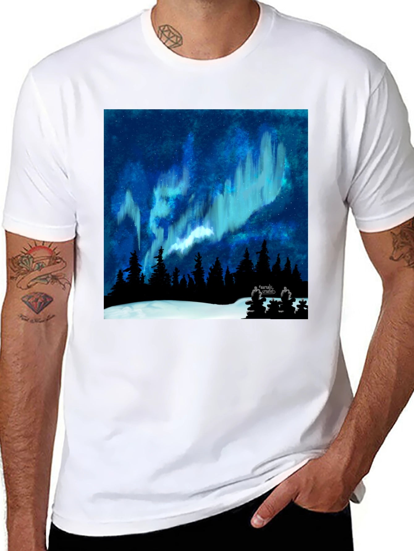 Aurora Borealis Graphic Tee