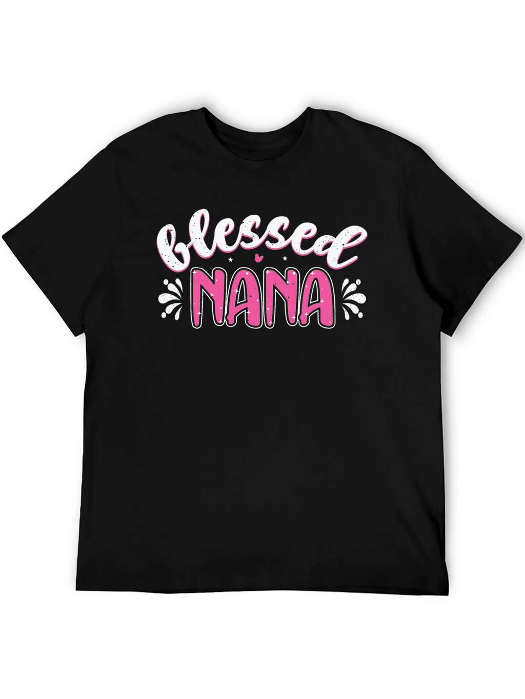 Blessed Nana Graphic T-Shirt - Black