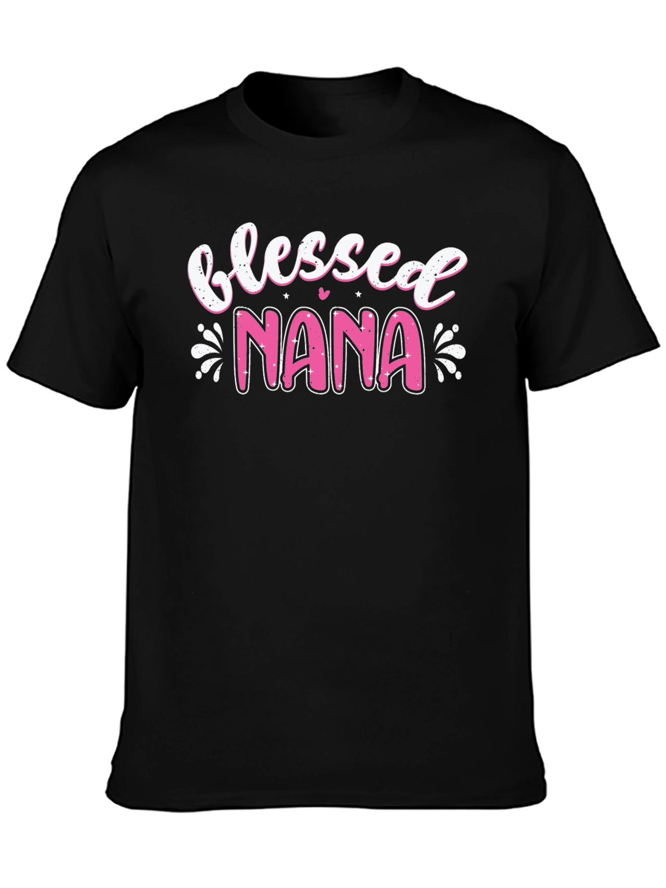 Blessed Nana Graphic T-Shirt - Black