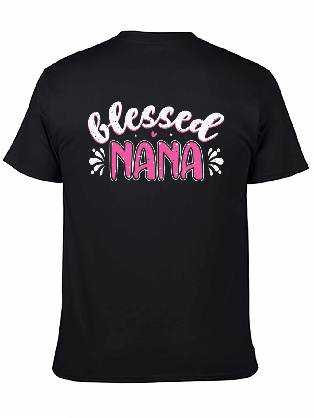 Blessed Nana Graphic T-Shirt - Black