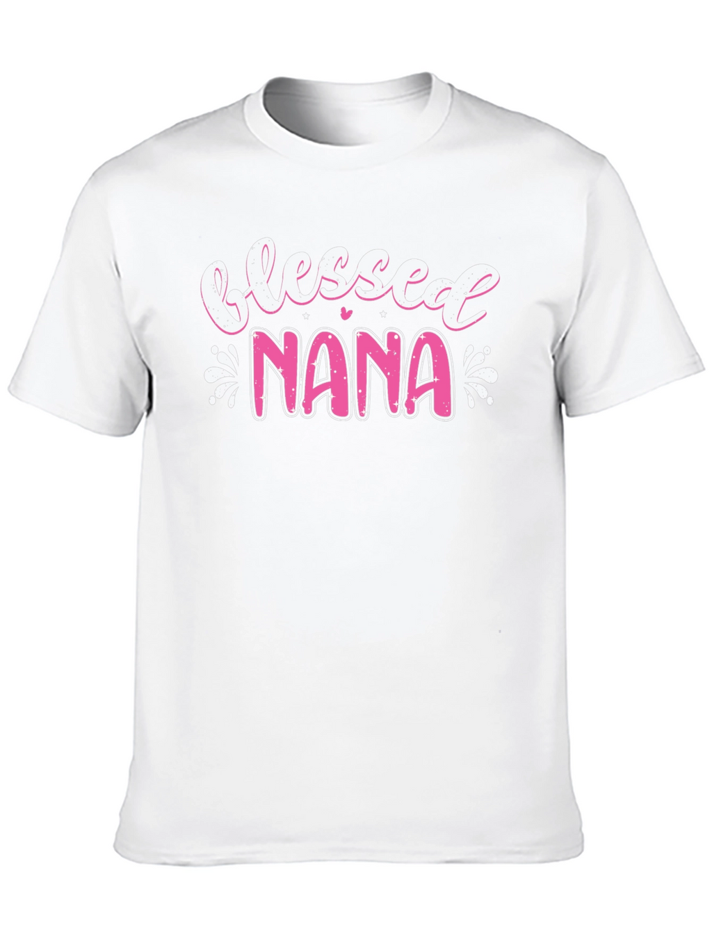 Blessed Nana Graphic T-Shirt - Black