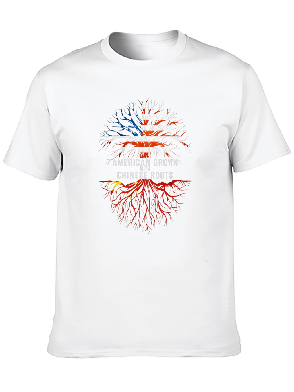 American Grown with Chinese Roots T-Shirt