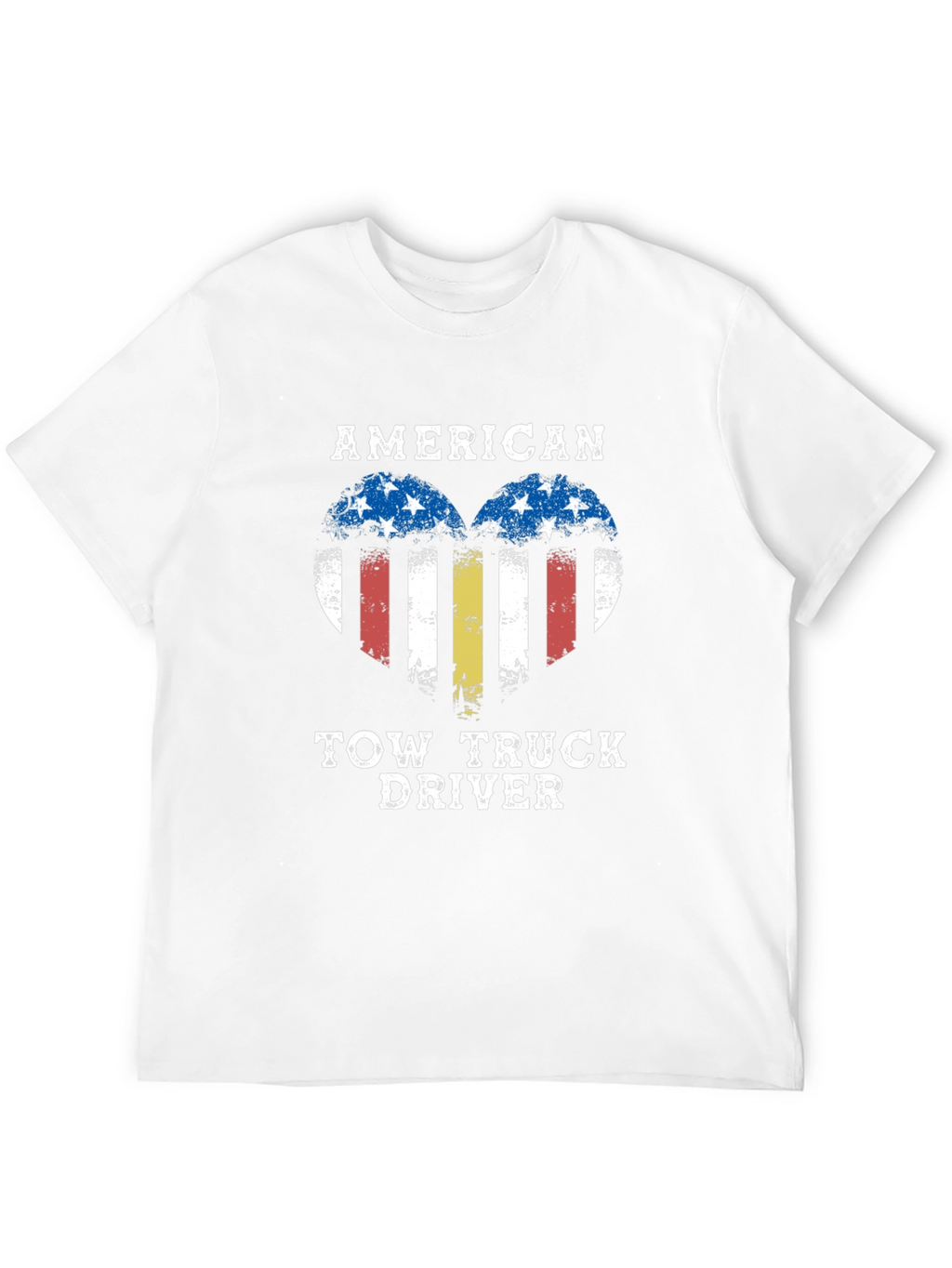 American Tow Truck Driver Graphic T-Shirt