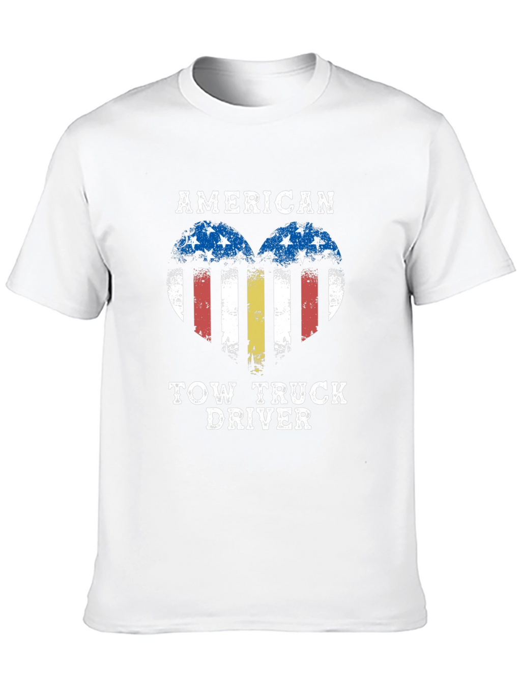 American Tow Truck Driver Graphic T-Shirt