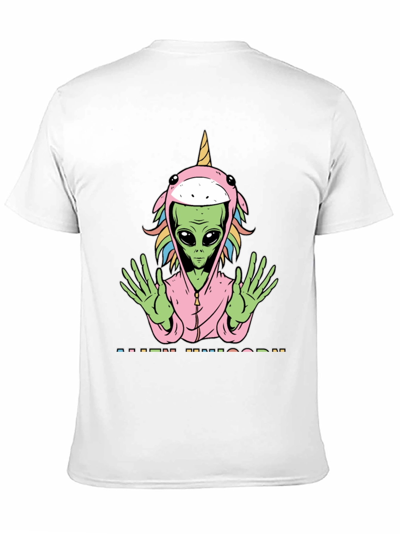 Alien Unicorn T-Shirt - Unique Graphic Tee