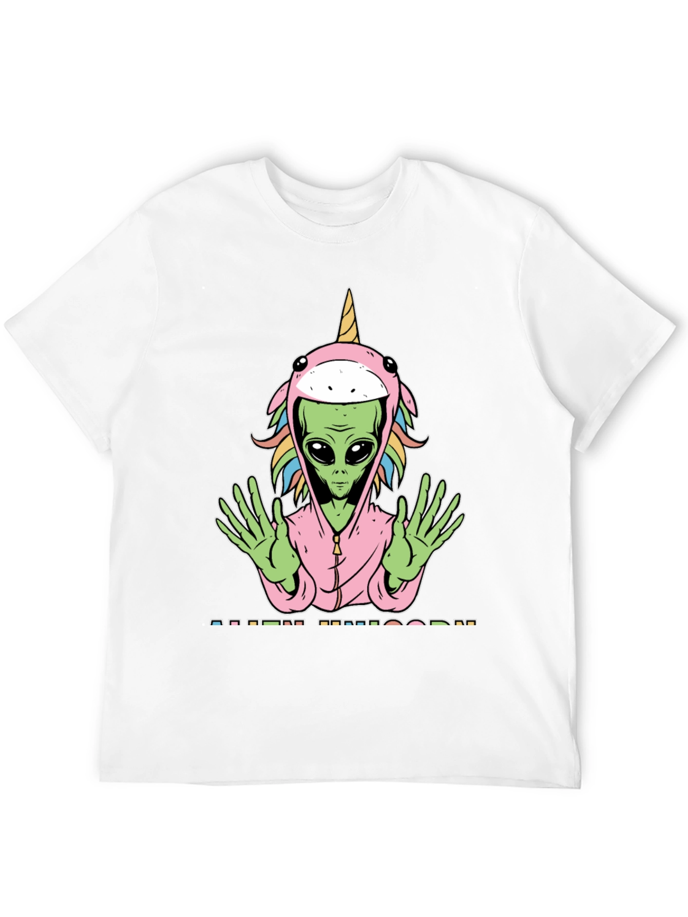 Alien Unicorn T-Shirt - Unique Graphic Tee