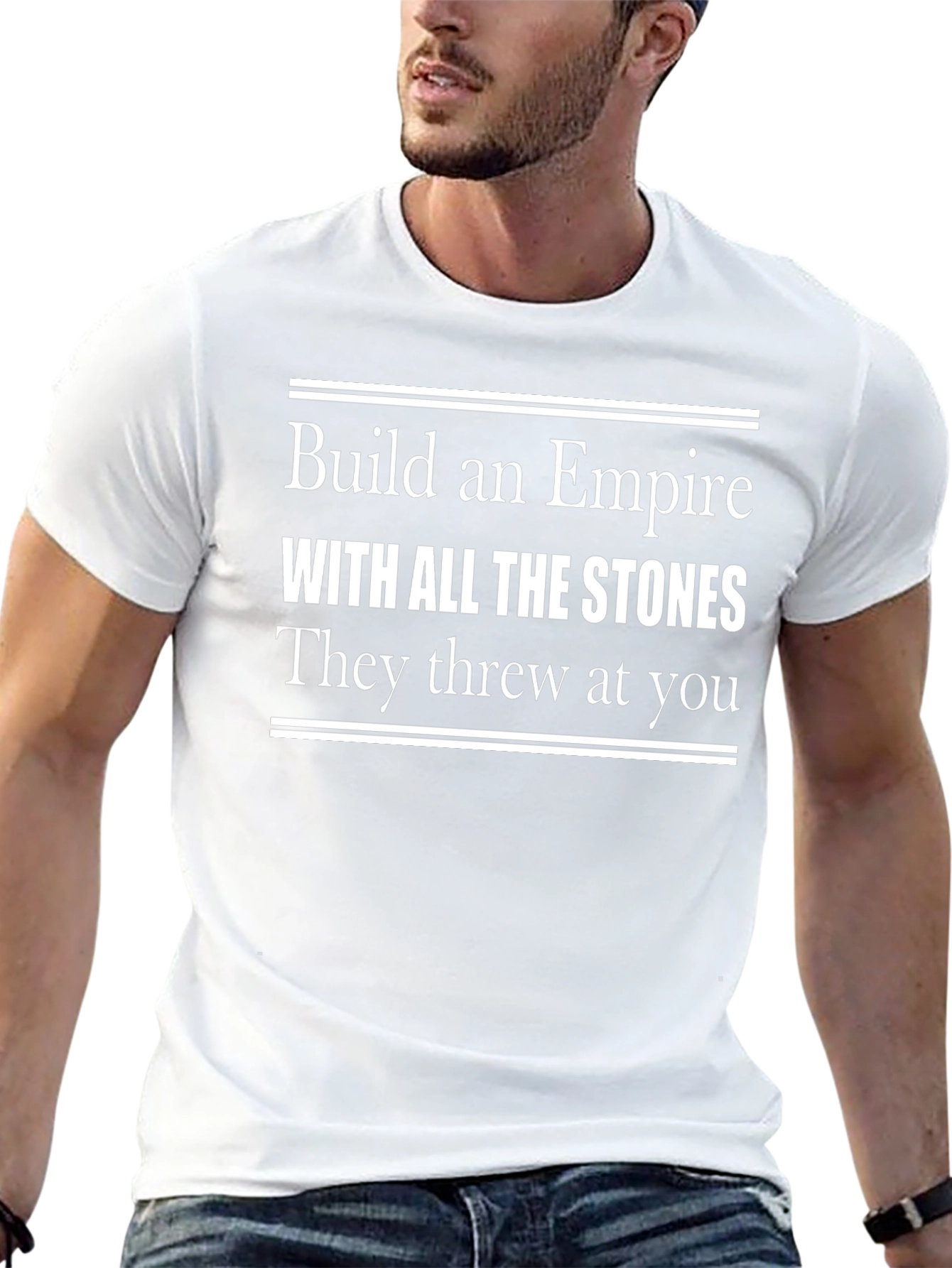 Build An Empire T-Shirt - Motivational Black Tee