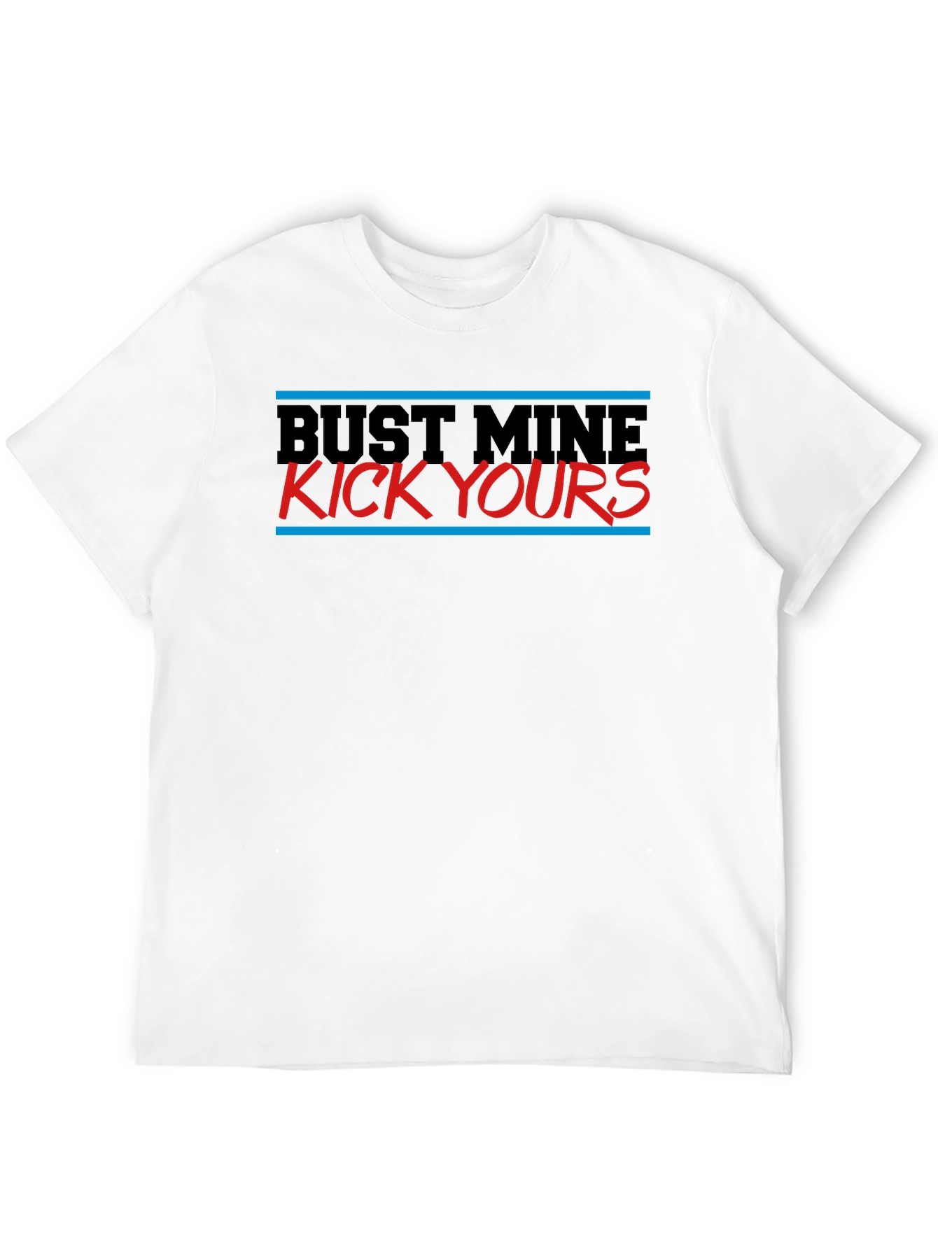Bust Mine Kick Yours Graphic Tee - Black
