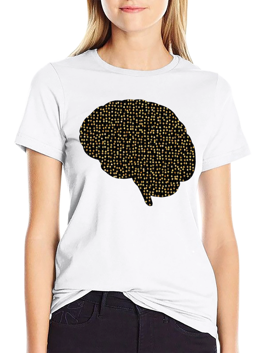 Brain Graphic Tee - Creative Design