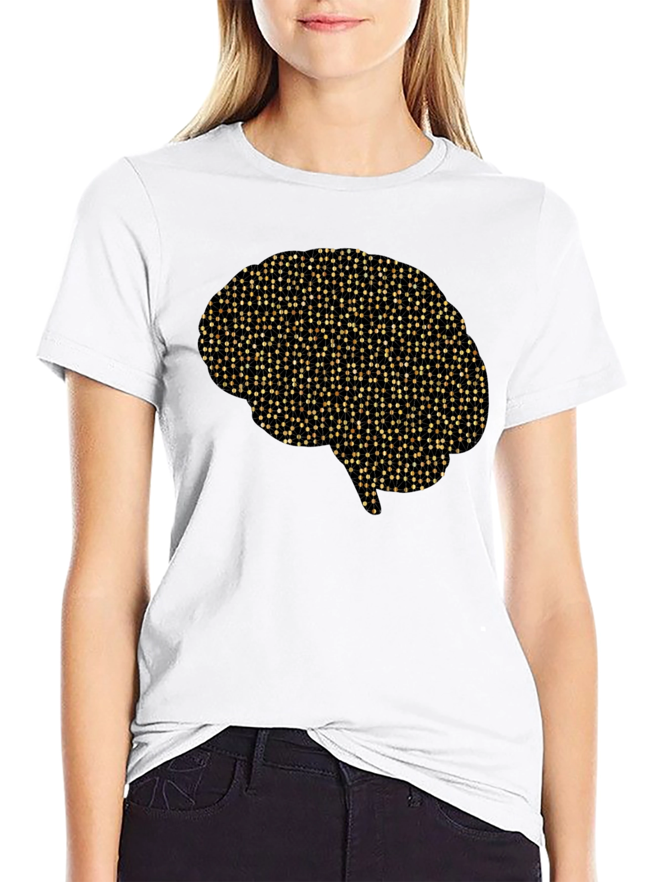 Brain Graphic Tee - Creative Design