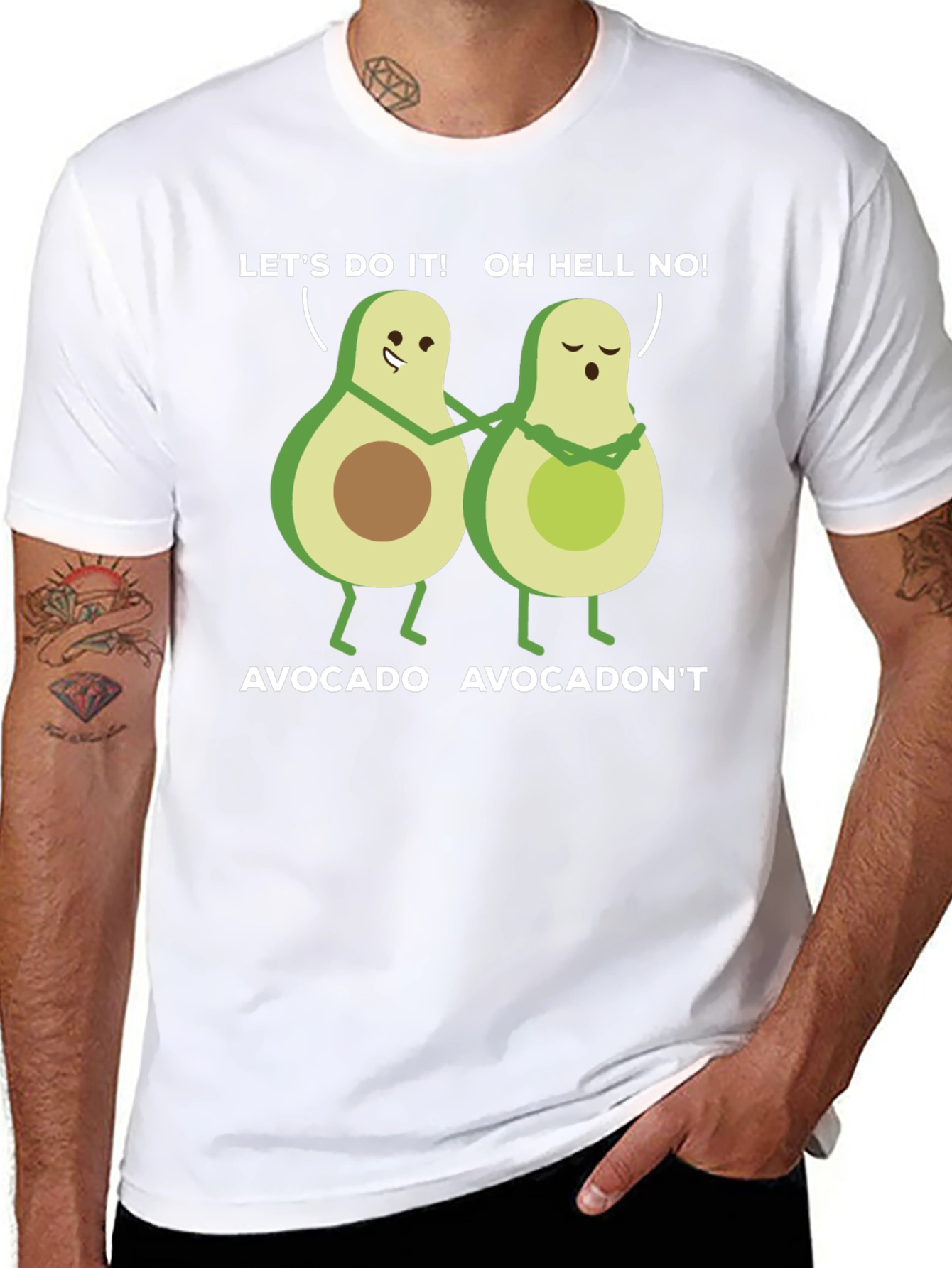 Avocado Lovers T-Shirt Funny Fruit Tee
