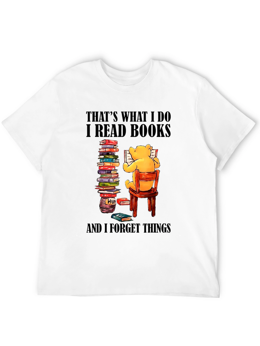 Book Lover T-Shirt: Winnie the Pooh Reads