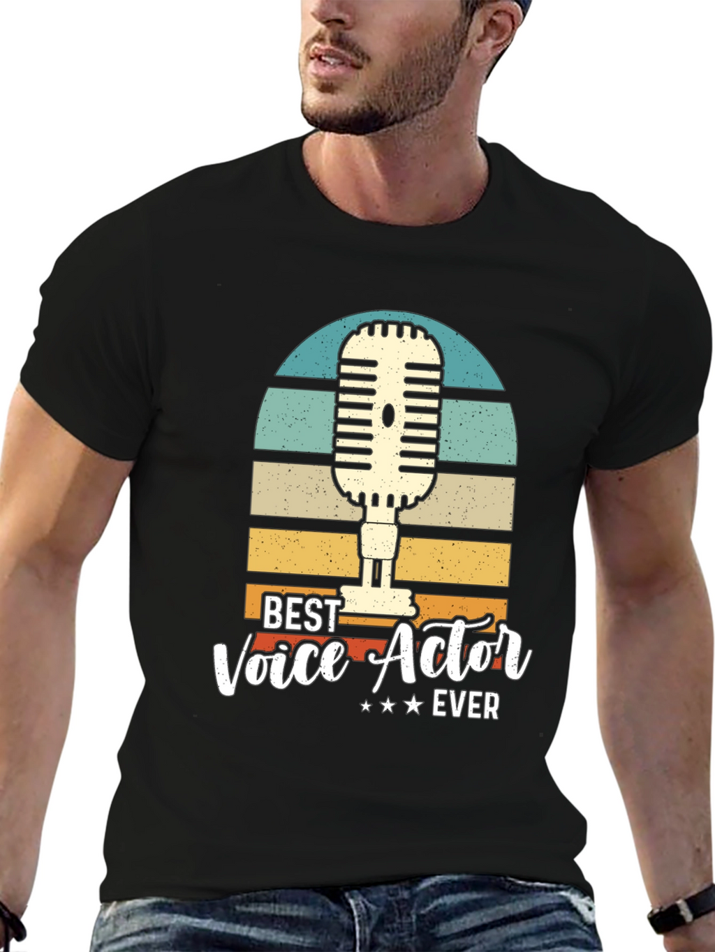 Best Voice Actor Ever Retro T-Shirt