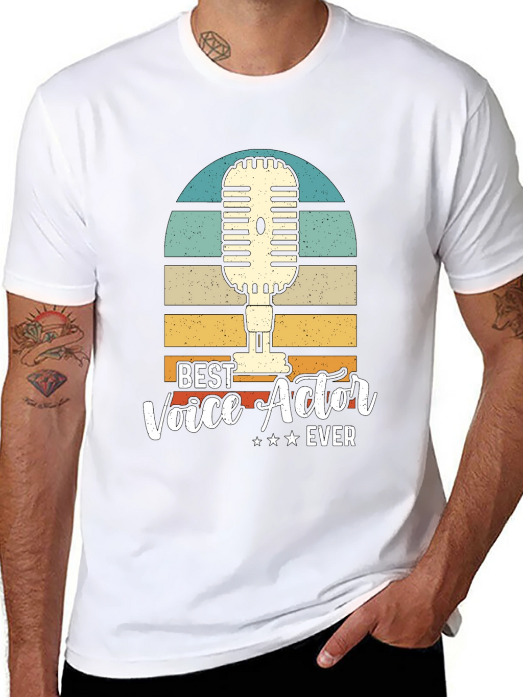 Best Voice Actor Ever Retro T-Shirt