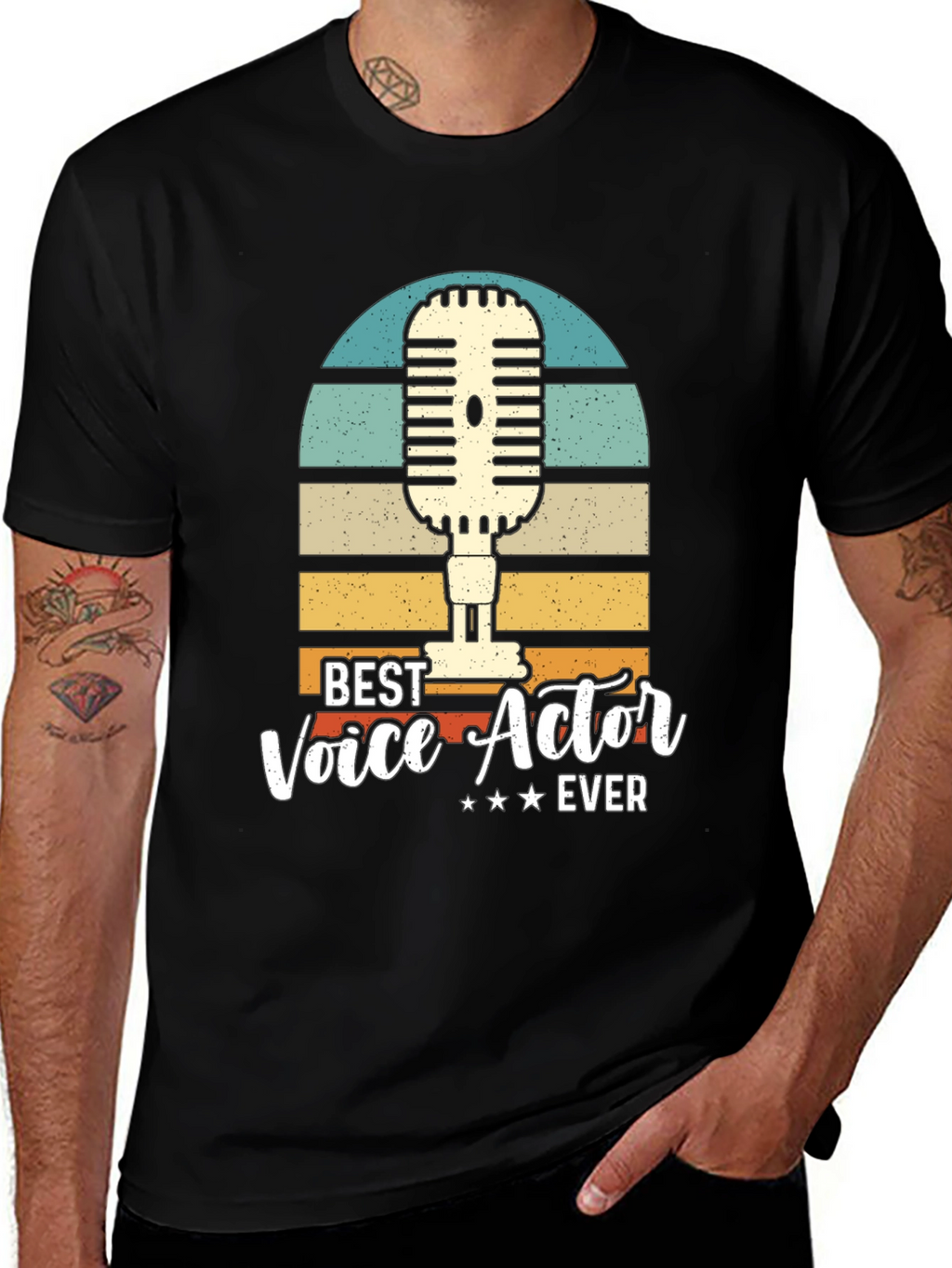 Best Voice Actor Ever Retro T-Shirt