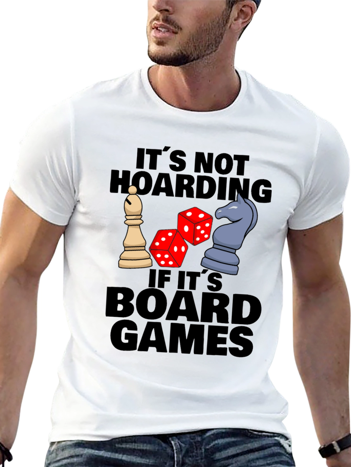 Board Game Lover T-Shirt - Its Not Hoarding
