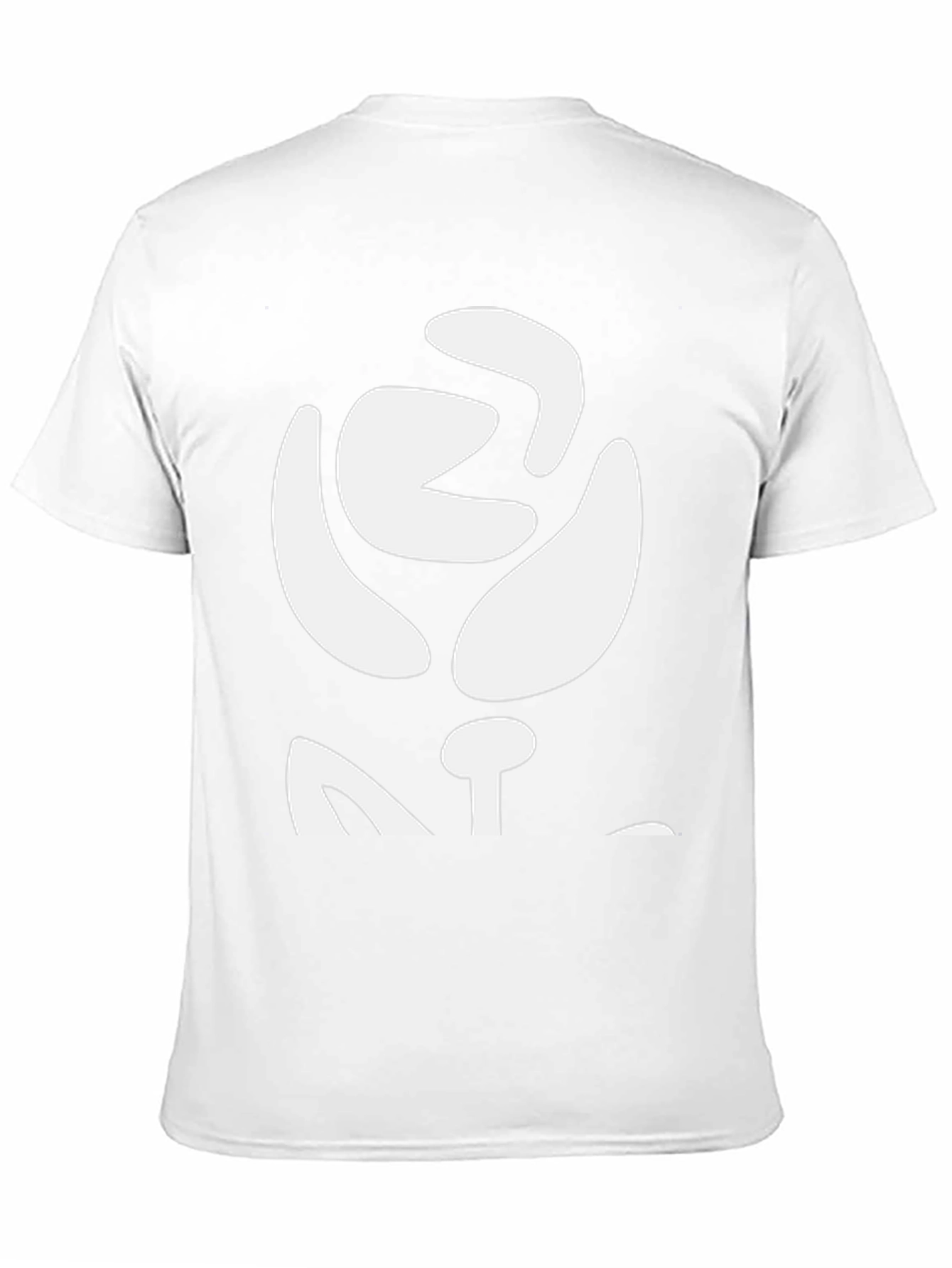 Abstract Rose Graphic Tee - Black