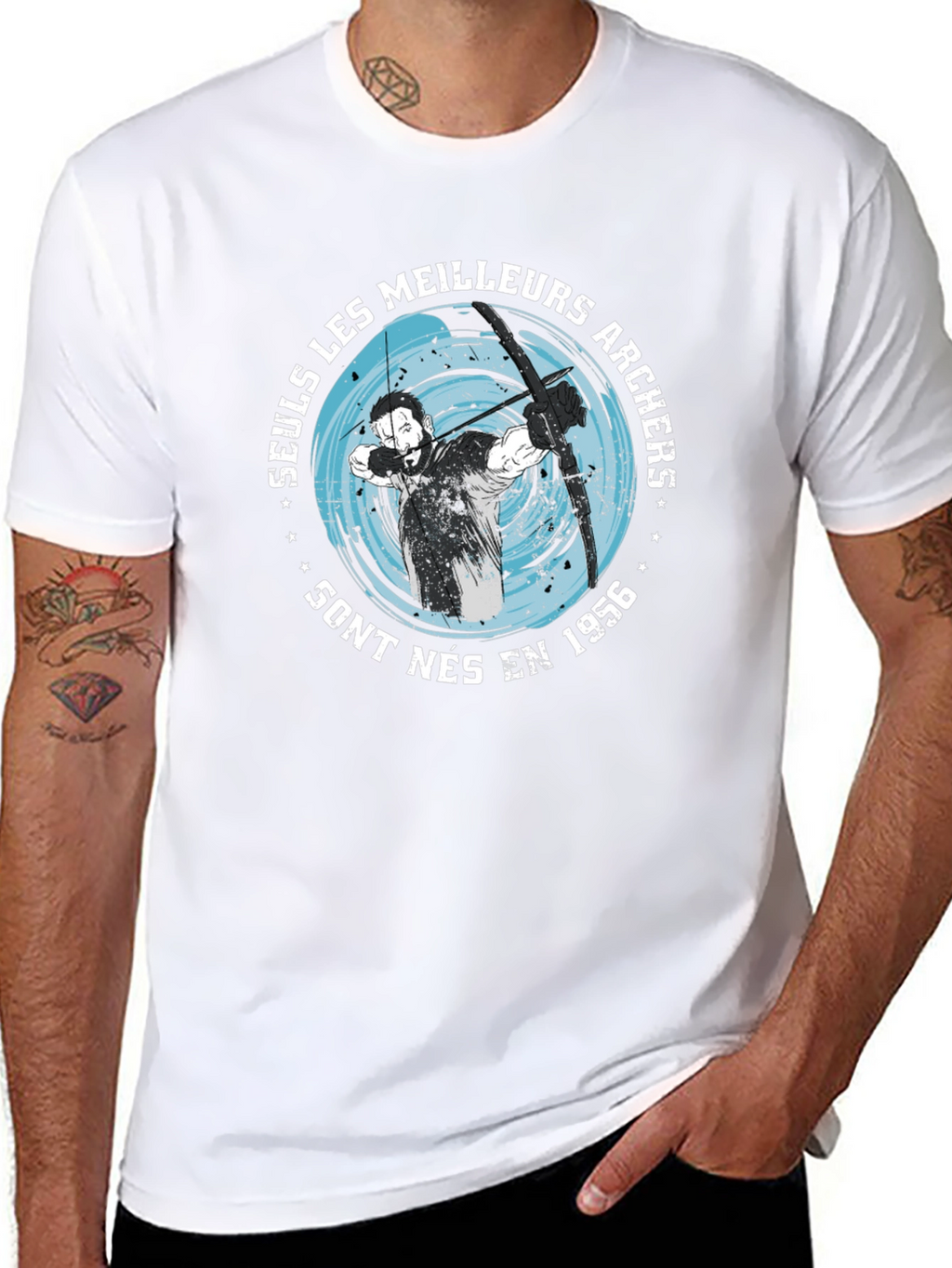 Archers Born in 1956 Mens T-Shirt