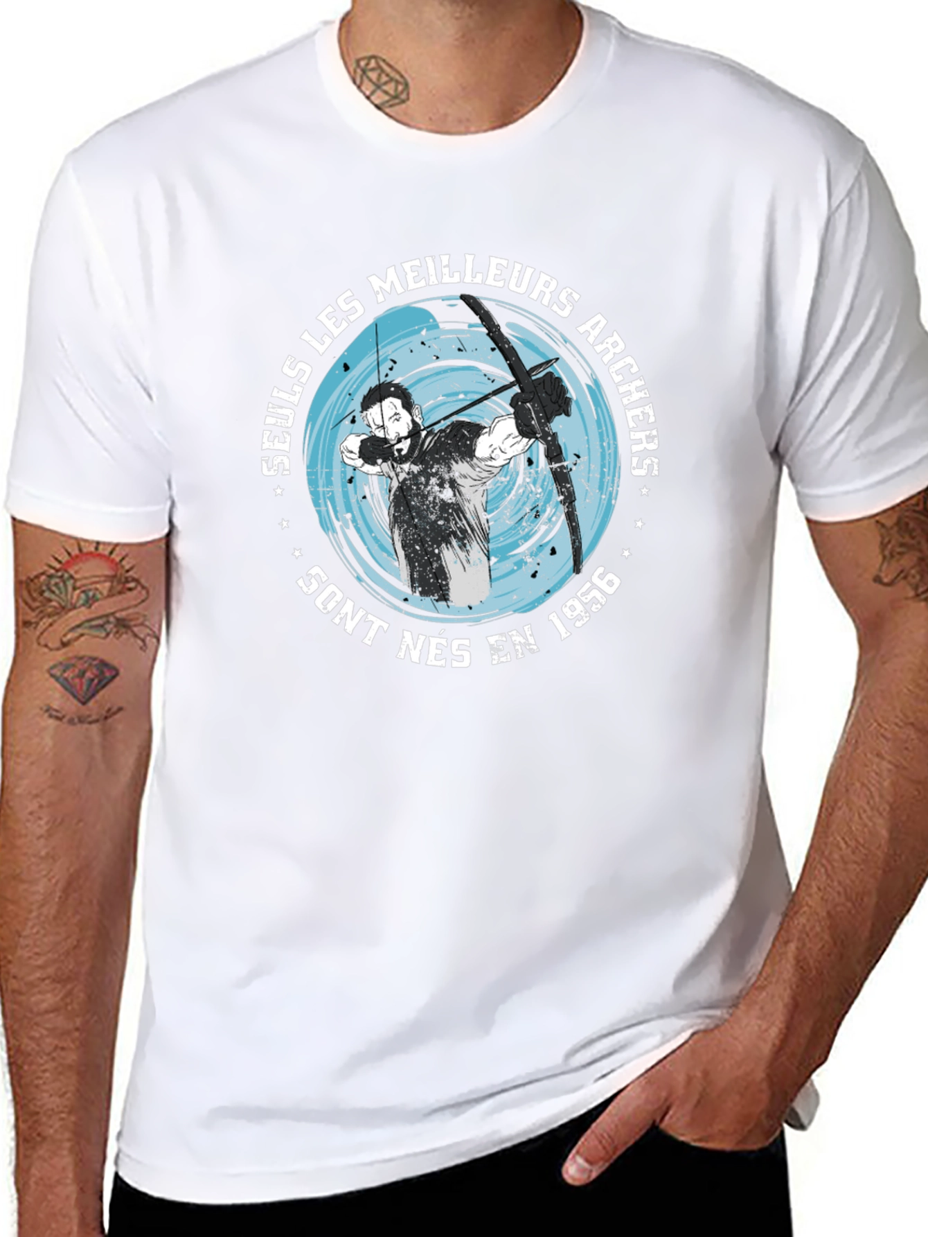 Archers Born in 1956 Mens T-Shirt