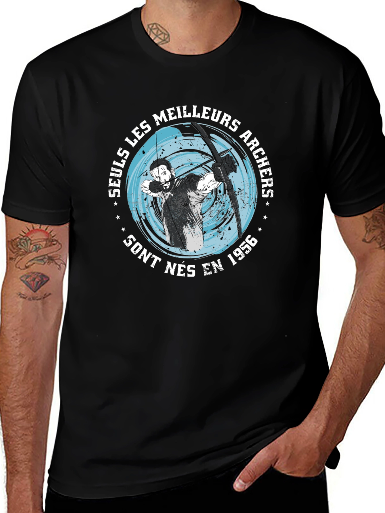Archers Born in 1956 Mens T-Shirt
