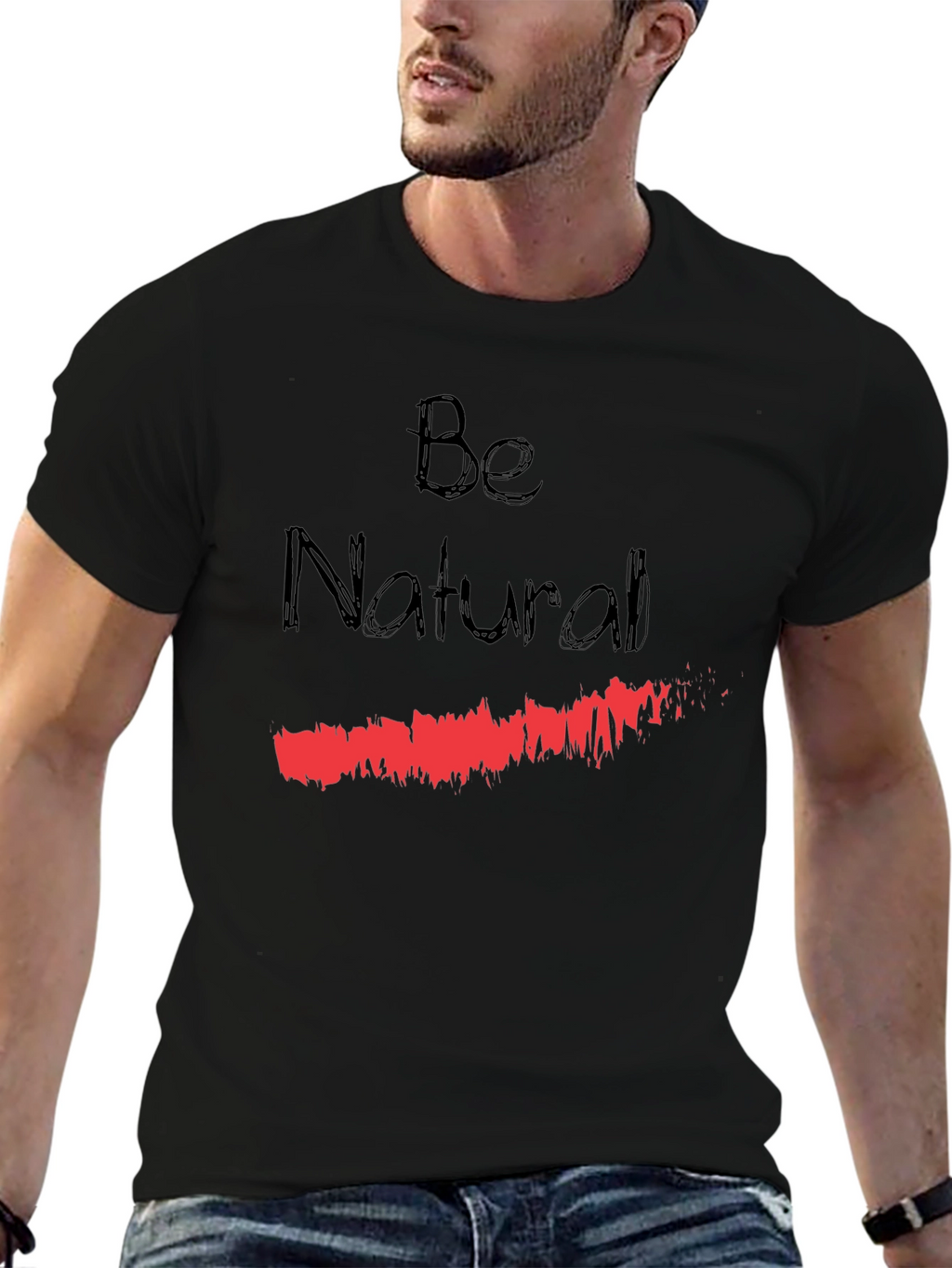 Be Natural Graphic T-Shirt