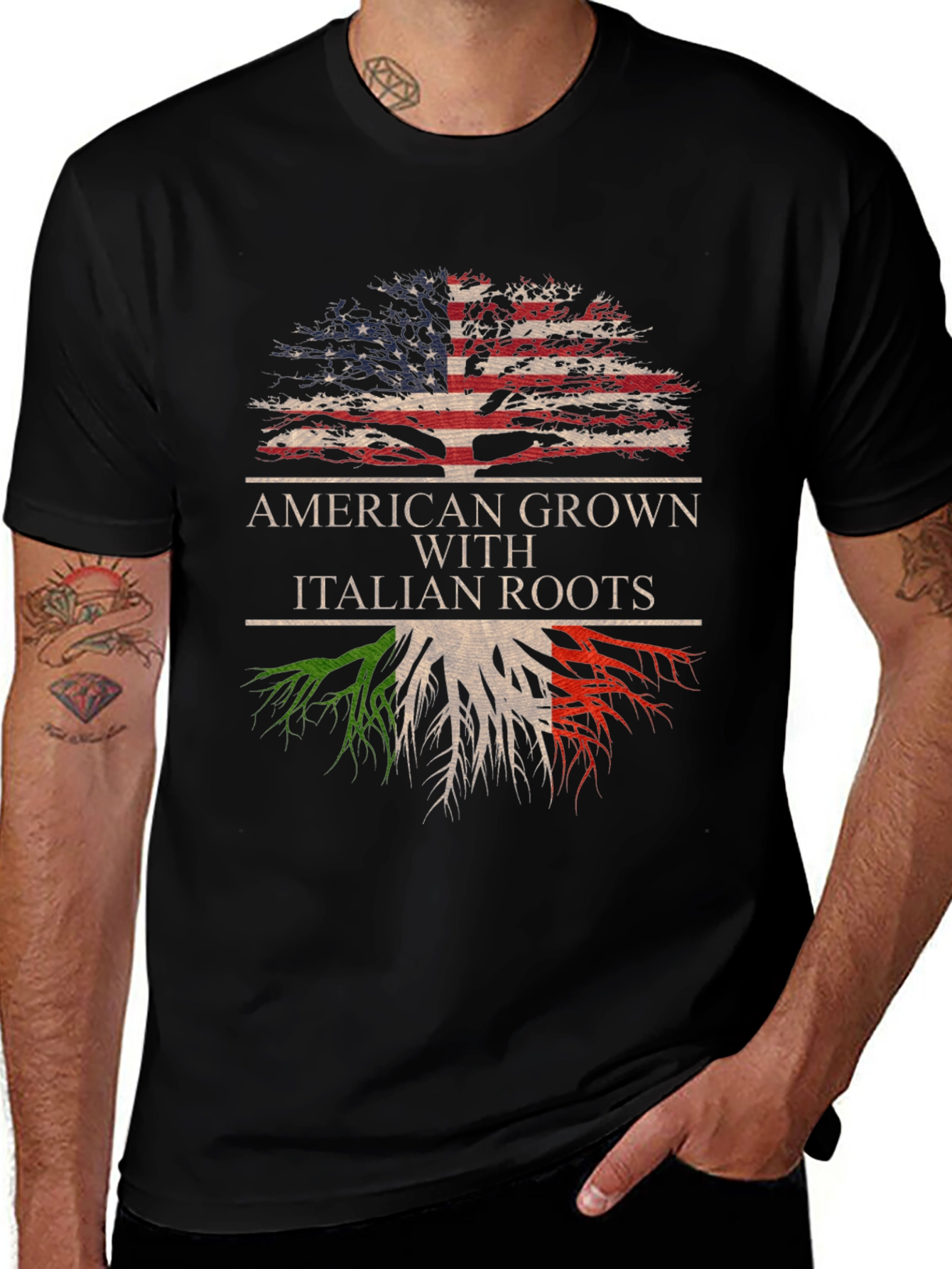 American Grown Italian Roots T-Shirt