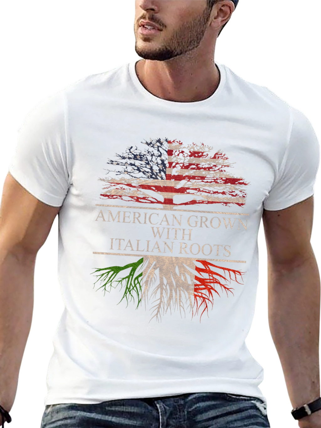 American Grown Italian Roots T-Shirt