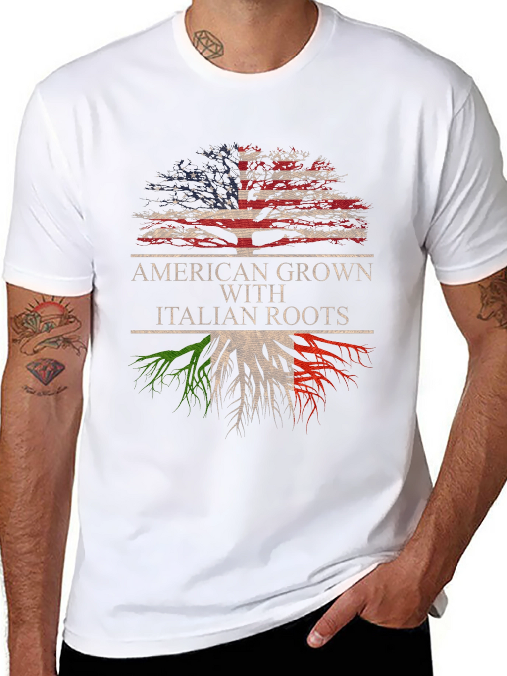 American Grown Italian Roots T-Shirt