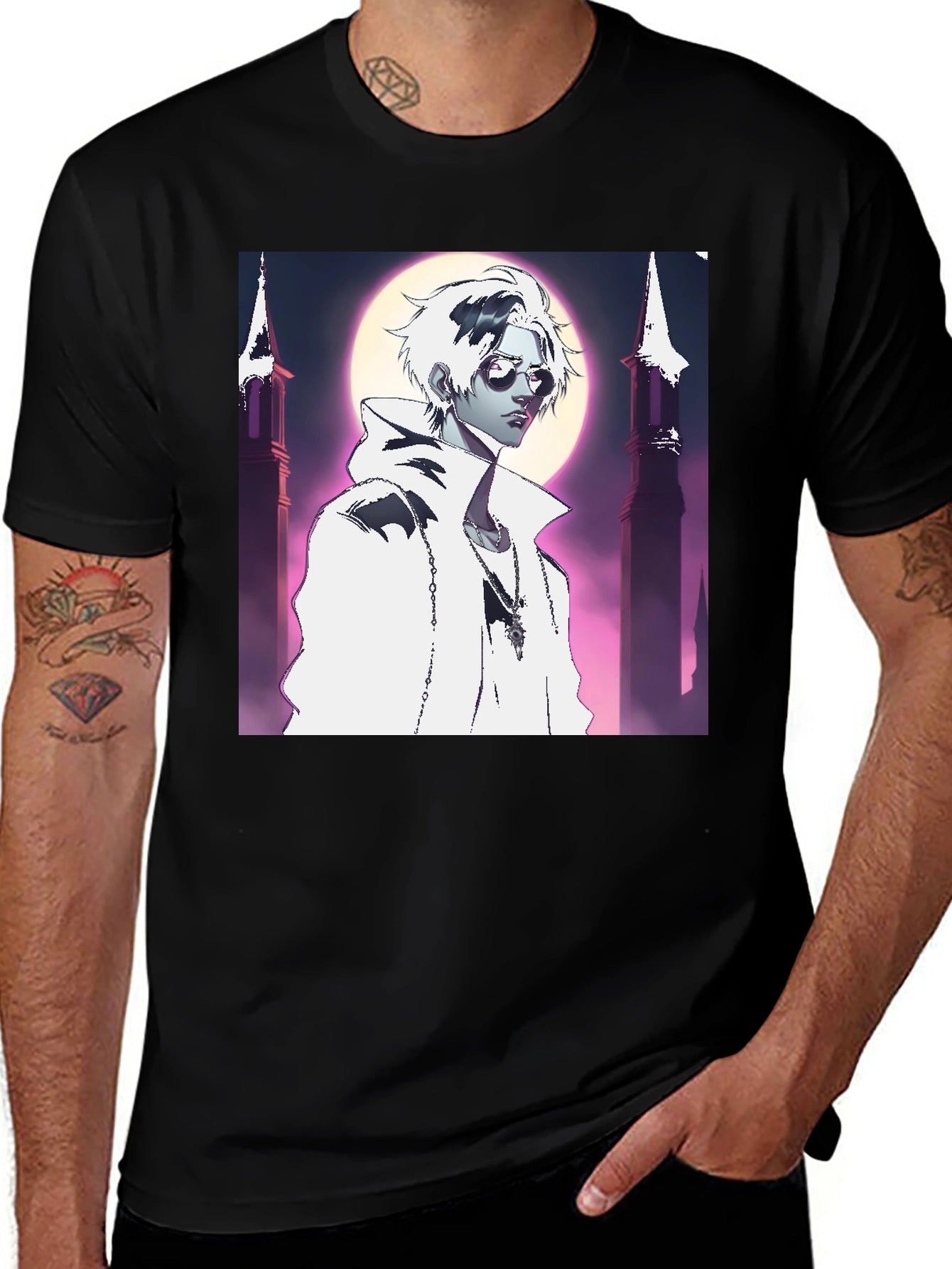 Anime Style Graphic Tee - Cool Urban Fashion
