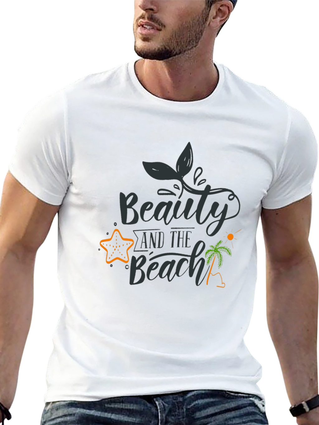 Beauty and the Beach Graphic Tee