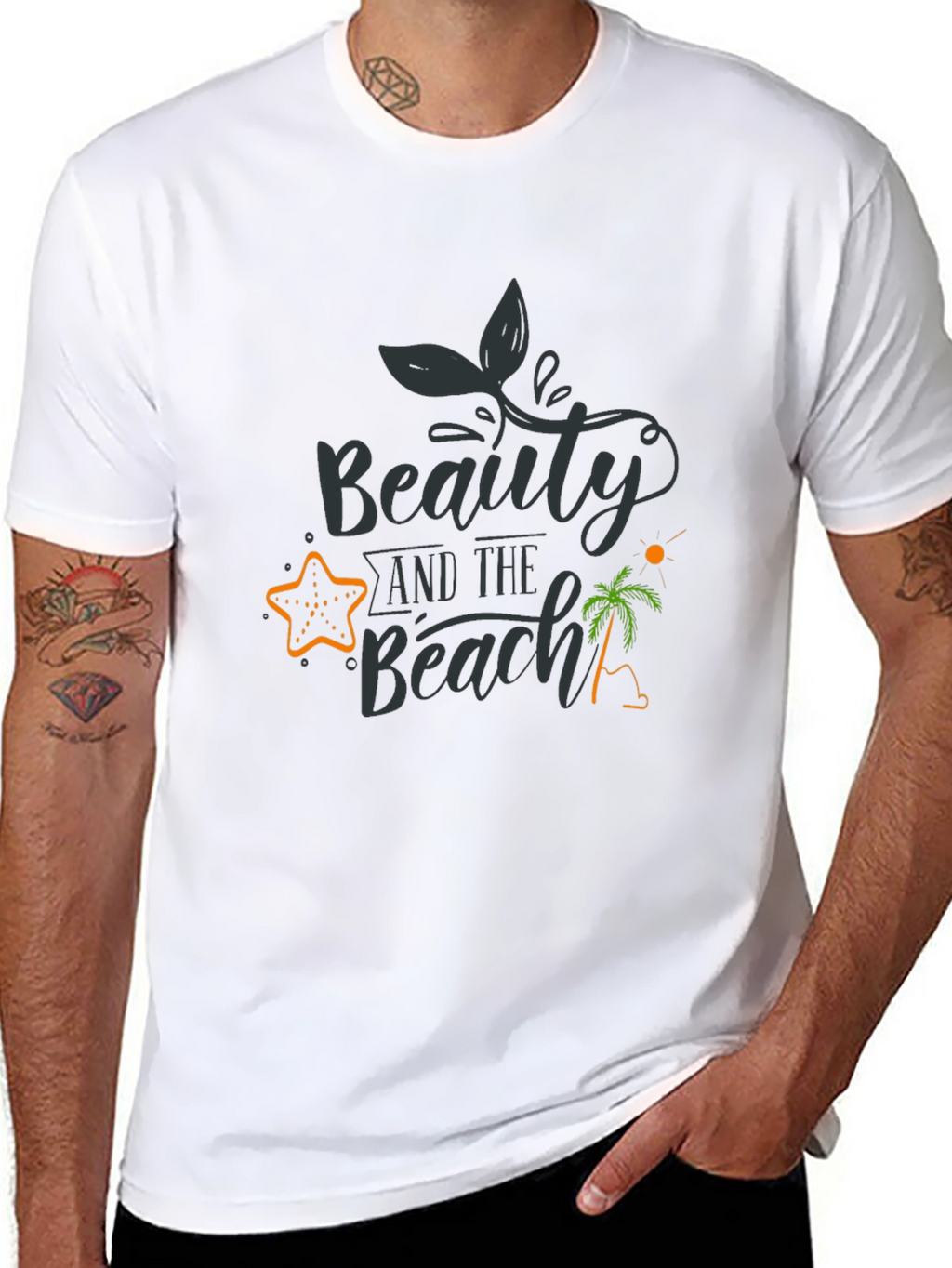Beauty and the Beach Graphic Tee