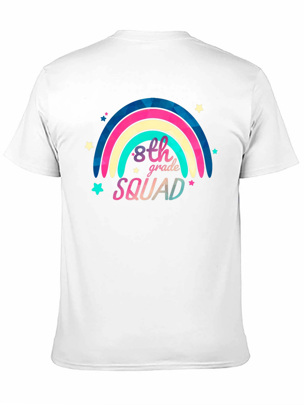8th Grade Squad Rainbow Graphic Tee