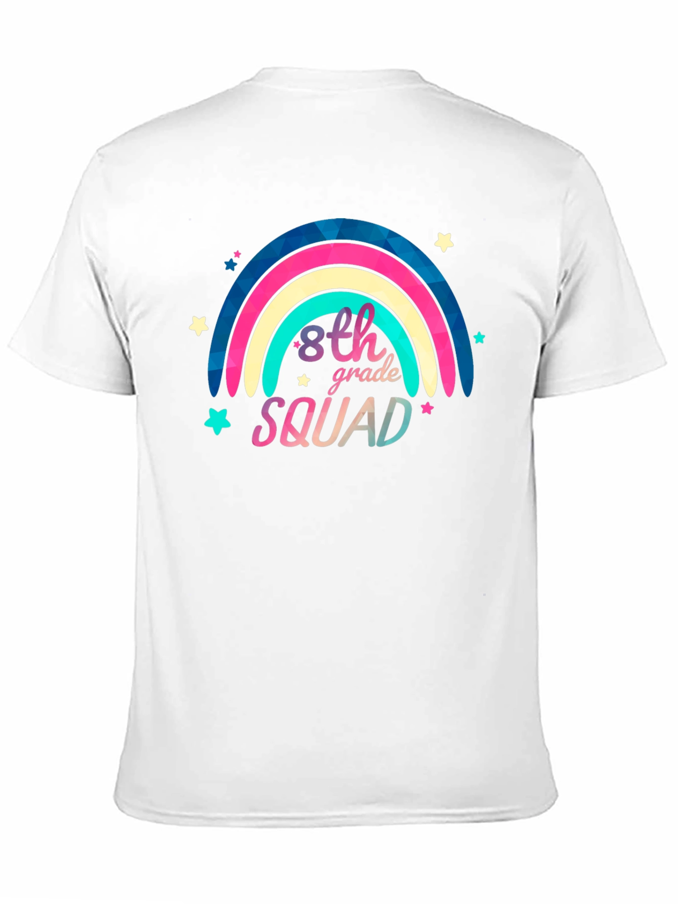 8th Grade Squad Rainbow Graphic Tee