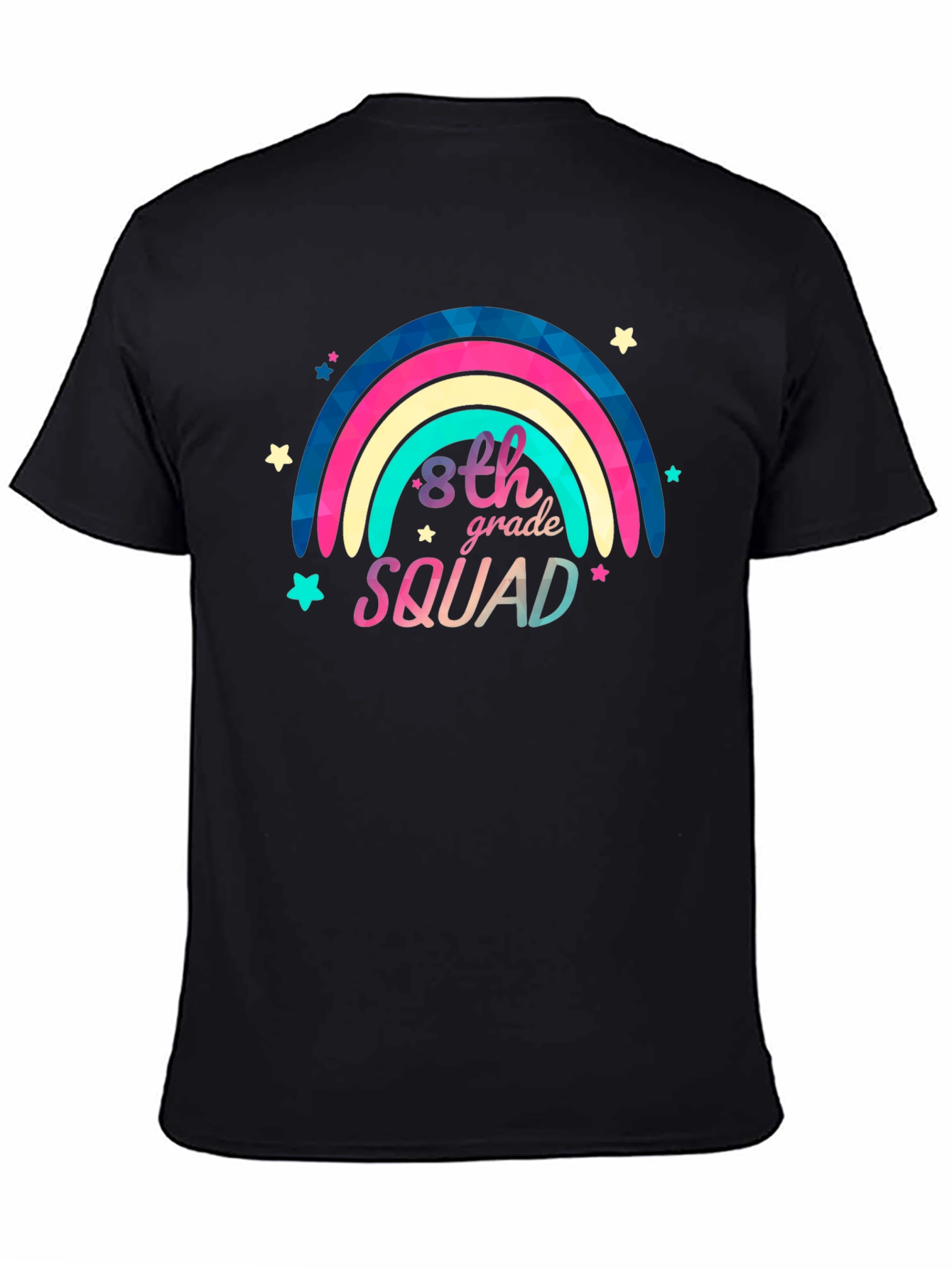 8th Grade Squad Rainbow Graphic Tee