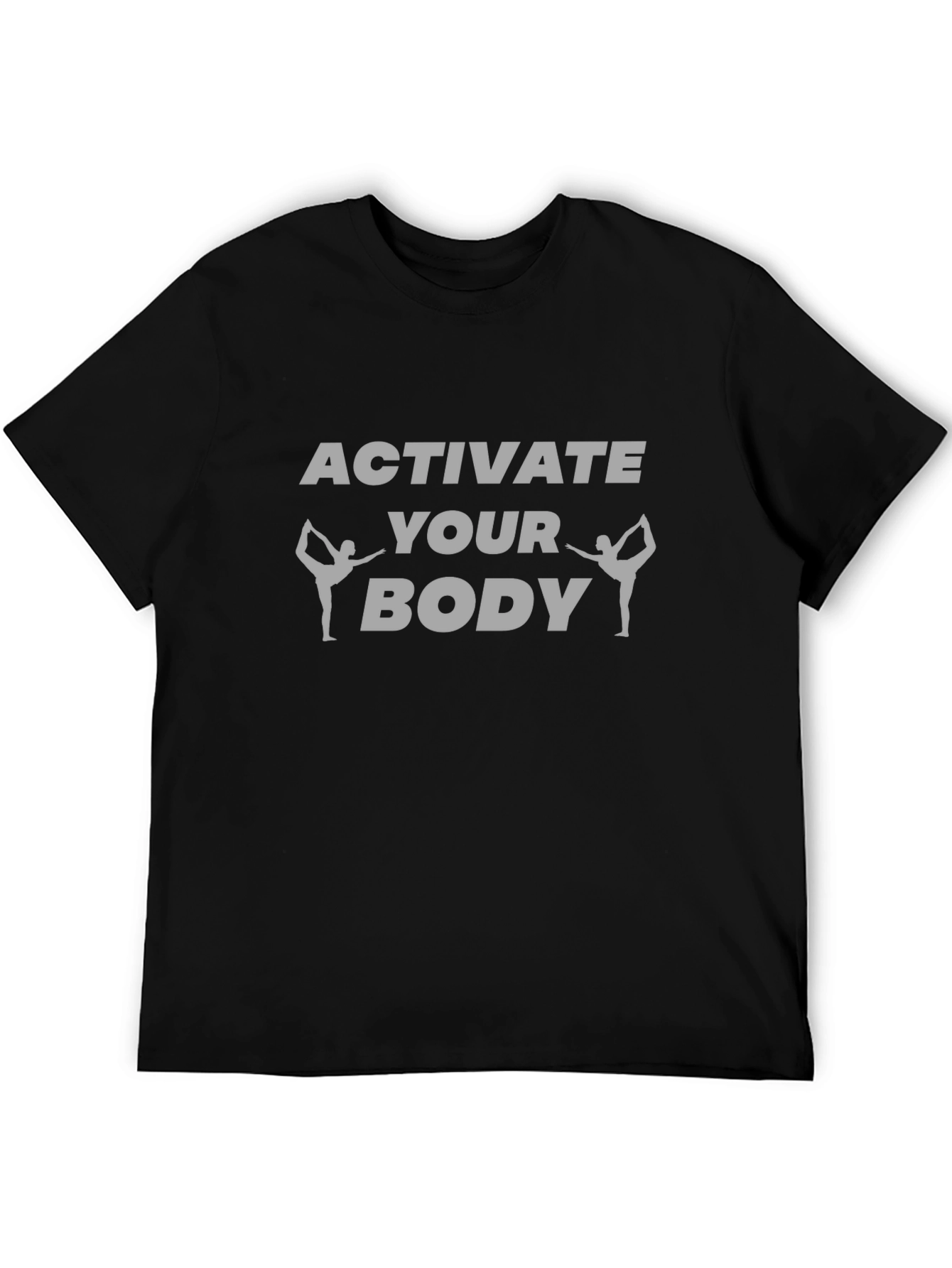 Activate Your Body Black Graphic Tee