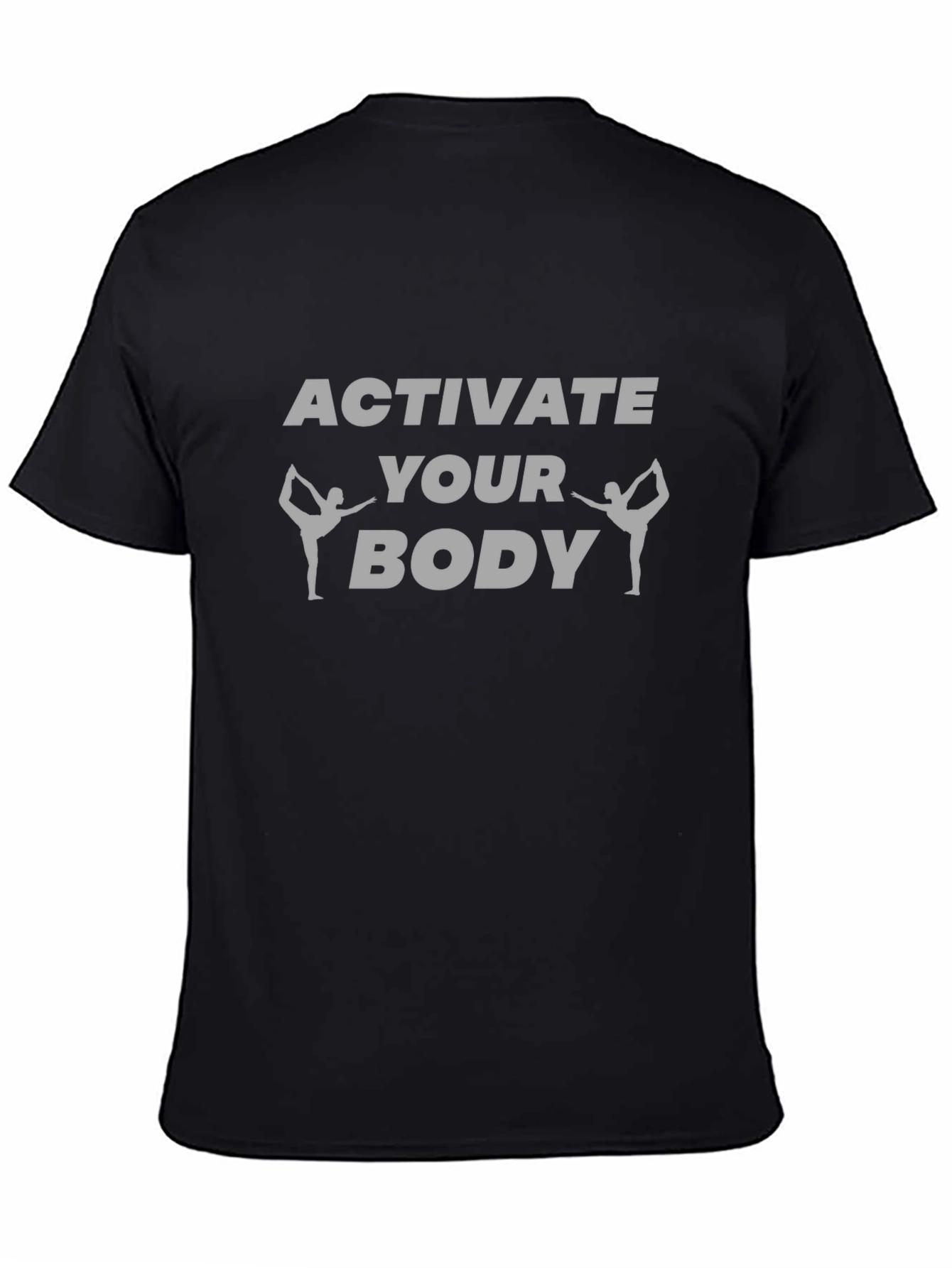 Activate Your Body Black Graphic Tee