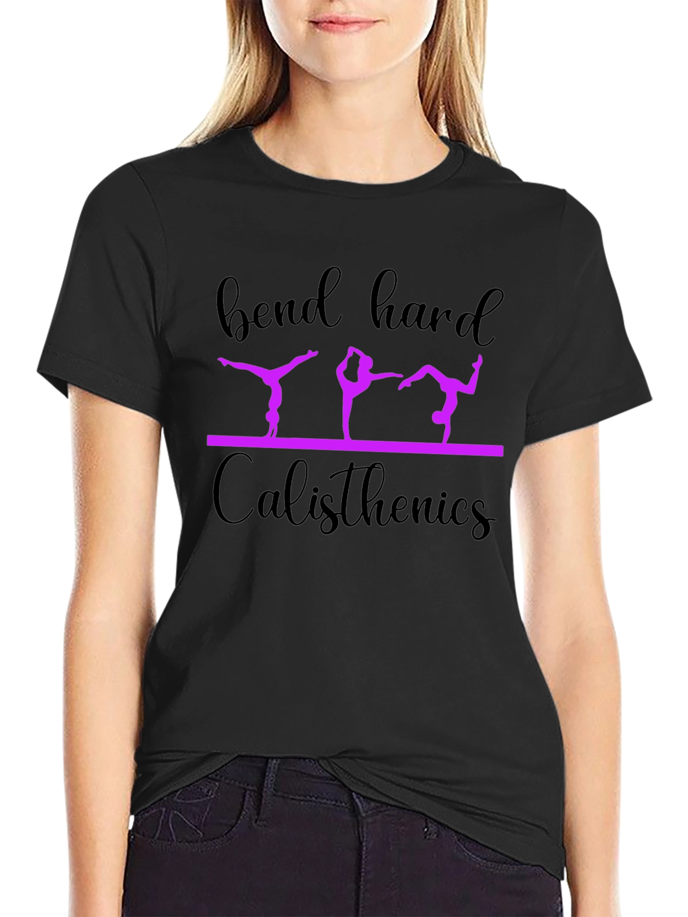 Bend Hard Calisthenics Graphic T-Shirt