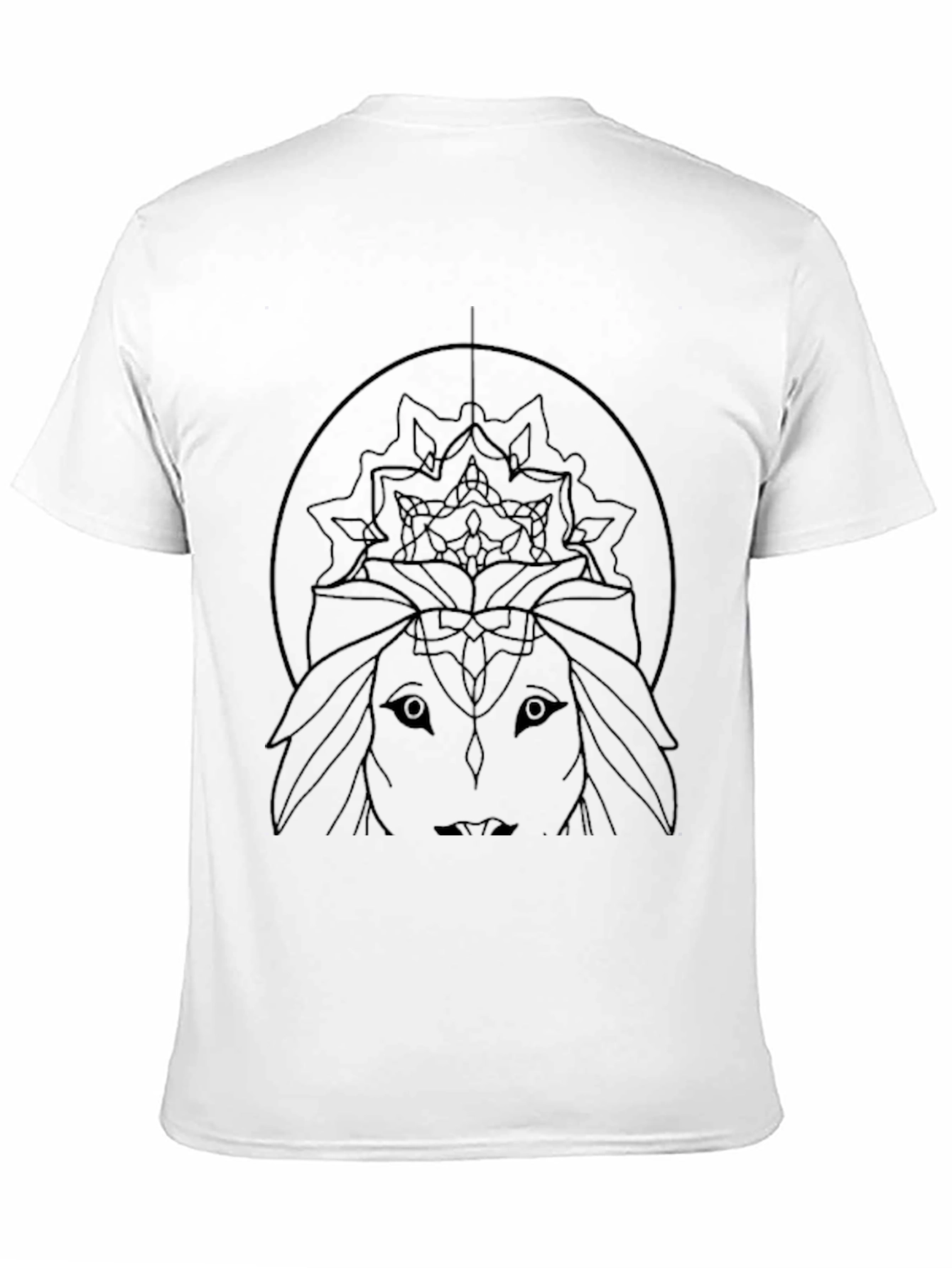 Abstract Graphic Tee - Black