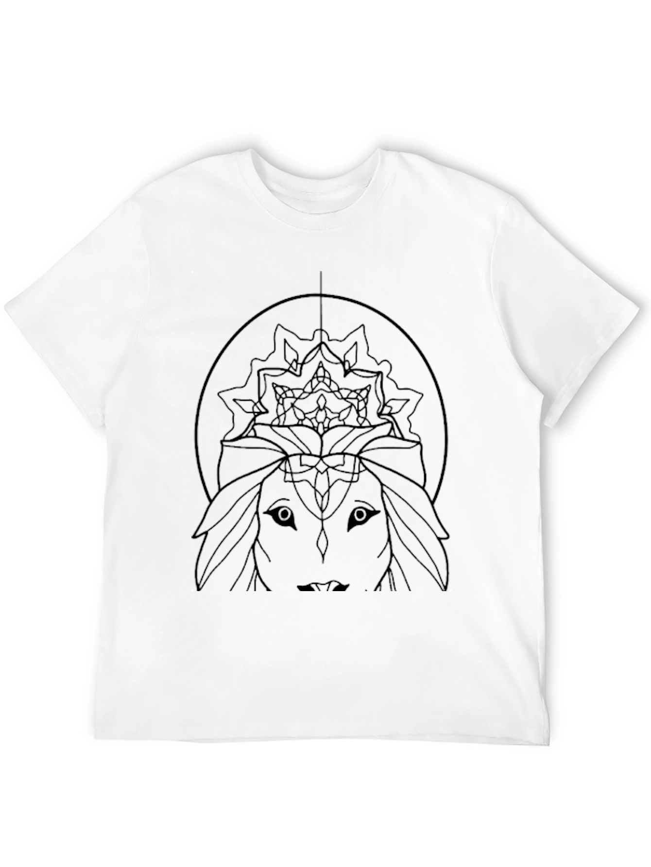Abstract Graphic Tee - Black