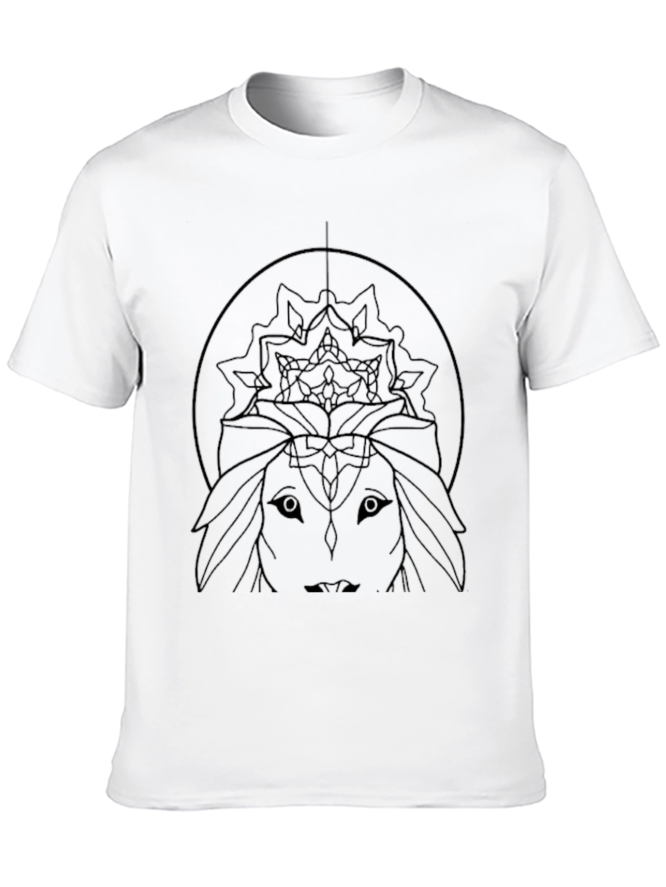 Abstract Graphic Tee - Black