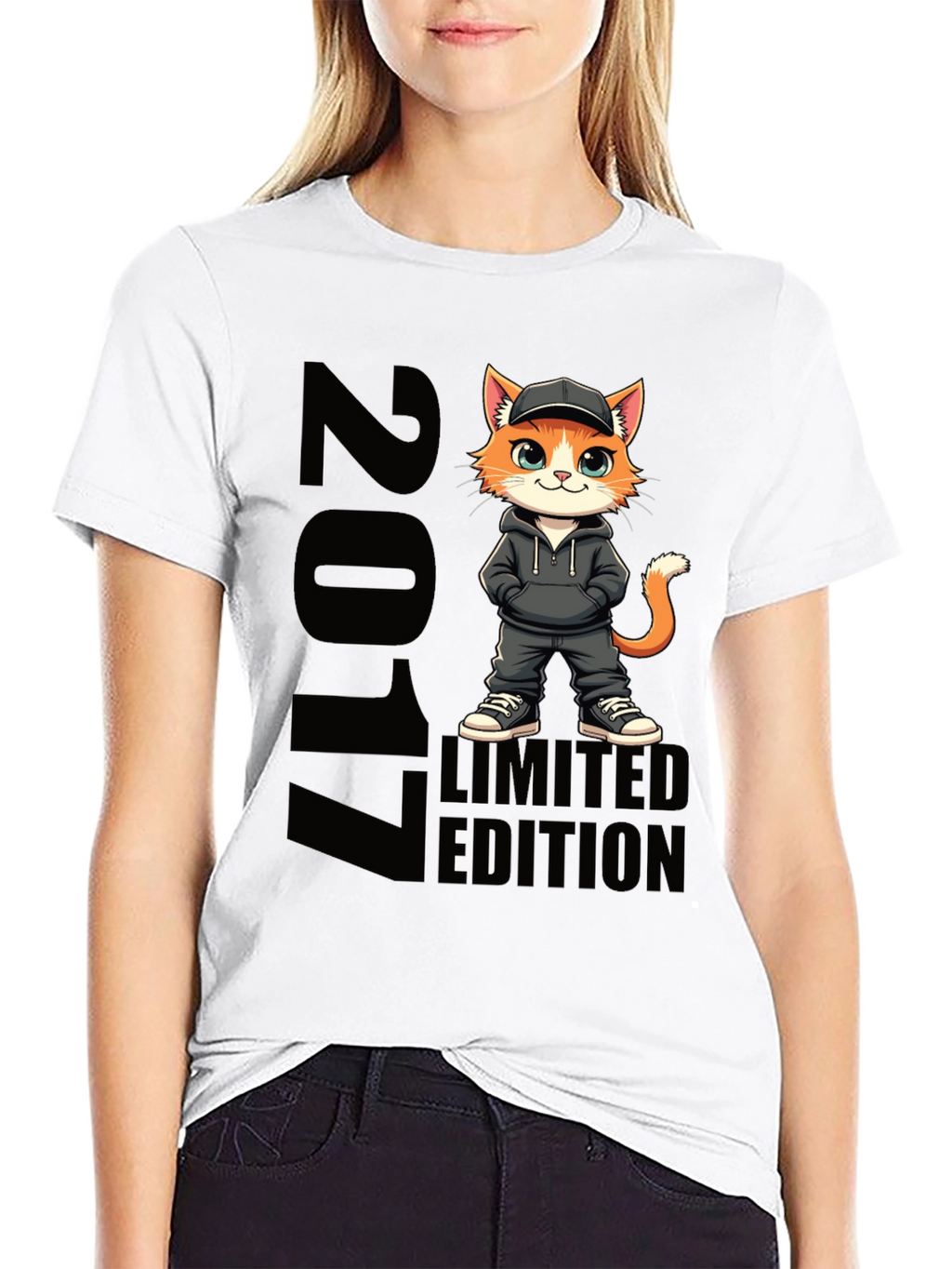2017 Limited Edition Cat Graphic T-Shirt