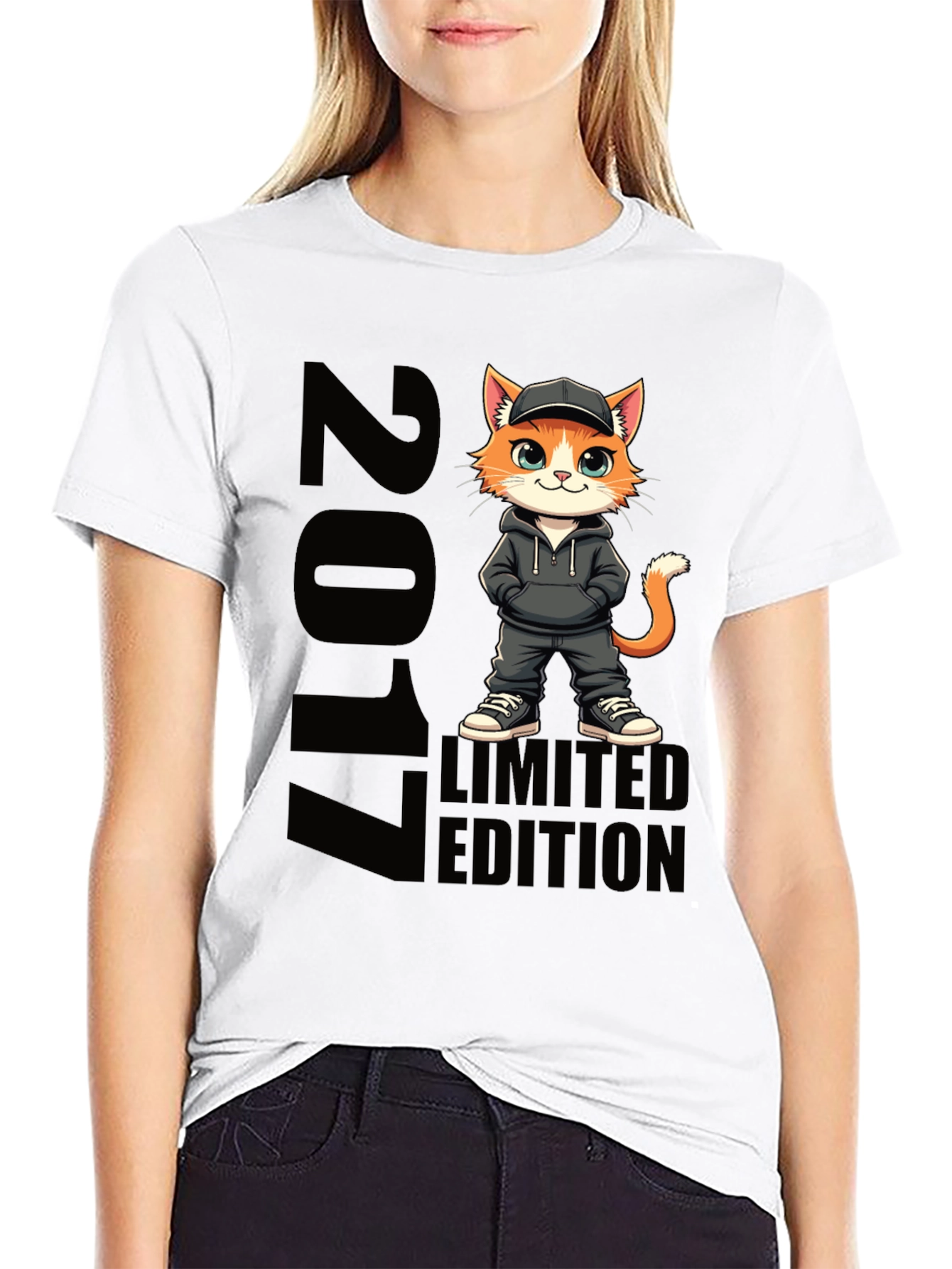 2017 Limited Edition Cat Graphic T-Shirt